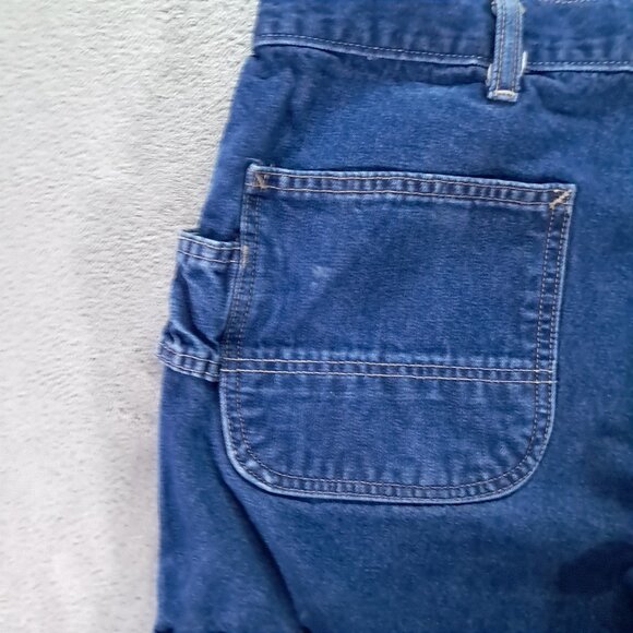 Carhartt FR Flame Resistant Carpenter Jean Men 42x32, Tag 42x34 FRB13 DNM Work - Picture 6 of 16